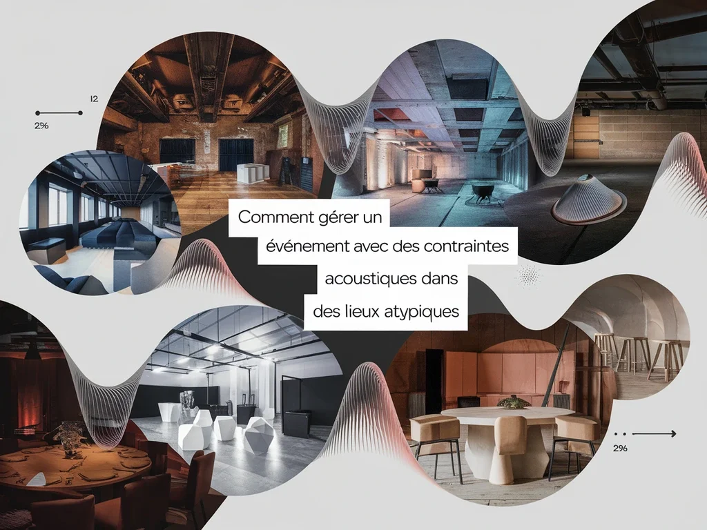 How to manage an event with acoustic constraints in unusual venues